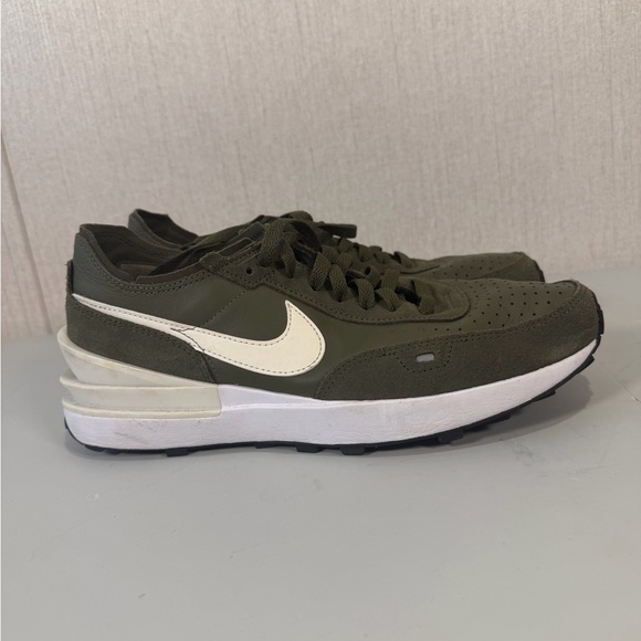 Nike Other - Nike Waffle One Leather Medium Olive Size‎ 9.5